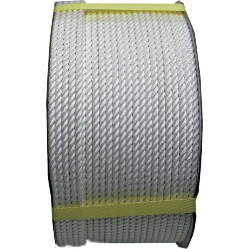 【別途送料あり】まつうら工業　クレモナSロープ（3打ち）5mmΦ×200m　ドラム巻　【品番：KMS-5X200-DR】