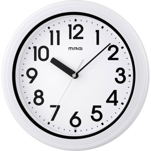 ノア精密　MAG　掛け時計　MAG防塵防水掛時計　プテラガード　【12個】　【品番：W-800WH-Z】