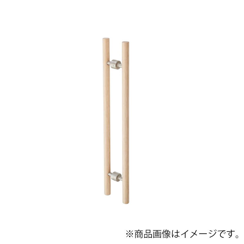 ●材質： 強化木（積層材） ●金具 : 真鍮（サテンシルバー（旧WB）） ●付属ネジ： M8×50mm、M8×70mm ●適応扉厚： 10～33mm（M8×50mmの場合）、30～53mm（M8×70mmの場合） ●L=600、P=425、H=61、D=25φ、w=32mmφ（図参照） 【メーカー名】（株）MARUKI HARDWARE CORPORATION（旧 丸喜金属本社） 【メーカー品番】W-28