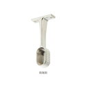 MARUKI 楕円パイプブラケット 両端用 ニッケルメッキ 【品番:D-318】