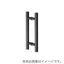 【在庫処分】MARUKI ドアハンドル 寸法300 ブラックシールド 【品番:MDS-110】