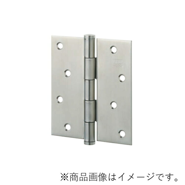 【メール便対応】MARUKI　ステンレス義星丁番（リング無） 寸法102×102　HL　【品番：S-470】
