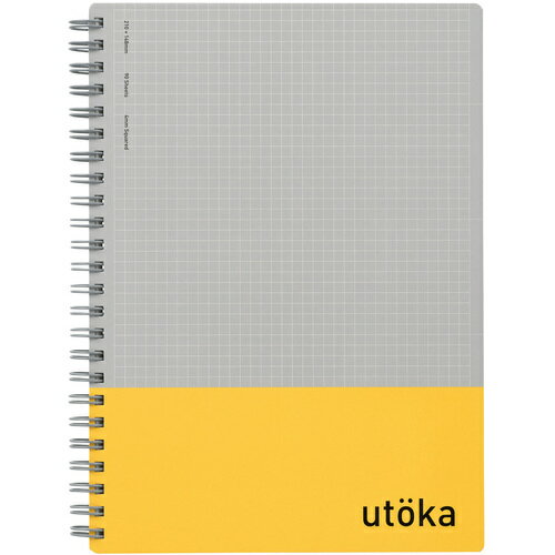 【メール便対応】マルマン（maruman）　A5　ノート　ウトカ　イエロー　【品番：N460-04】