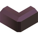 【メール便対応】マサル工業 ニュー・エフモール付属品 デズミ 0号 チョコ 【品番:SFMD09】