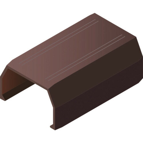 【メール便対応】マサル工業　ニュー・エフモール付属品　ジョイントカバー　2号　チョコ　【品番：SFMJC29】