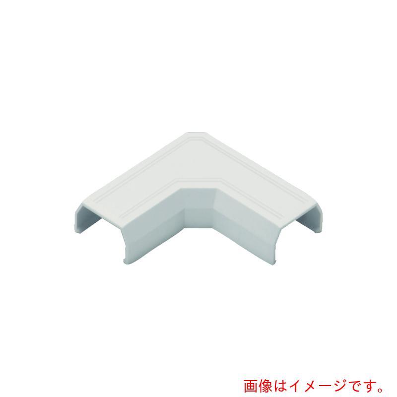 【メール便対応】マサル工業　ニュー・エフモール付属品　マガリ　2号　ミルキーホワイト　【品番：SFMM23】