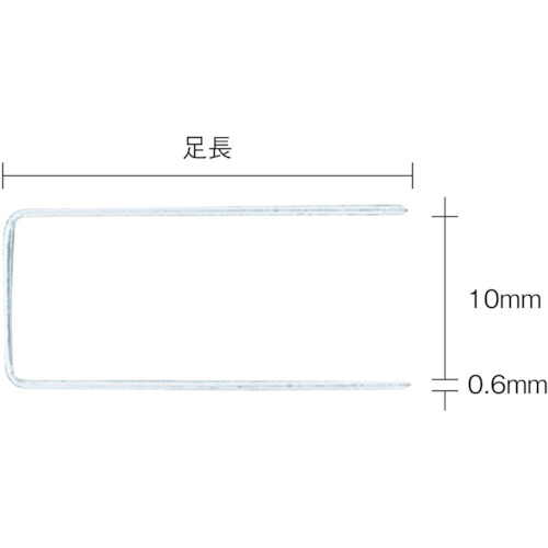 マックス　MAX　ステープル　肩幅10mm　長さ8mm　5000本入り　MS94761　【品番：1008J(N)】