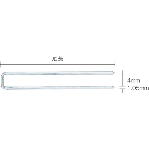 マックス　MAX　MAステープル　肩幅4mm　長さ25mm　3000本入り　【品番：425MAN】