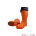 喜多(KITA) 柔らかい防寒EVAラバーブーツ(裏ボア) カバー付 KR8010 オレンジ LL(26.5~27.0) 【品番:KR8010-OR-LL】