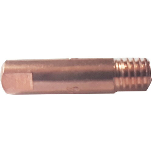 特長 ●半自動溶接トーチ用消耗部品です。 用途 ●半自動溶接トーチに装着する。 仕様 ●全長(mm)：25 ●サイズ(mm)：1.0 ●半自動溶接機175、SB150A兼用 材質 ●銅 質量・質量単位 ●300.0g 【メーカー名】マイト工業（株） 【メーカー品番】MIG1-T10 【法人限定商品】※下記注意事項を事前にご確認ください。 ●この商品は送料が別途必要になります。 ●ご注文後、改めて当店より送料をご連絡させていただきます。送料のご了承をいただいてからの手配となります。（ご連絡までに数日かかる場合があります） ●手配後のキャンセル・返品・交換はできません。 ●メーカー直送、または、福山通運・西濃運輸・佐川急便でのお届けとなります。 ●配送業者の指定はできません。 ●原則法人宛（個人宅を除く）のみの配達となります。個人宅へのお届けの場合は事前にお問い合わせください。 ●お届け先の宛名または住所に法人名の記載がない場合は、法人であっても個人宅扱いとなります。 ●個人宅（法人名不記載を含む）へのお届けができない場合があります。 ●一部配送業者は平日のみの配達になります。原則時間指定はできません。 ●他メーカーとの同梱不可。 ●代金引換決済のご利用不可。