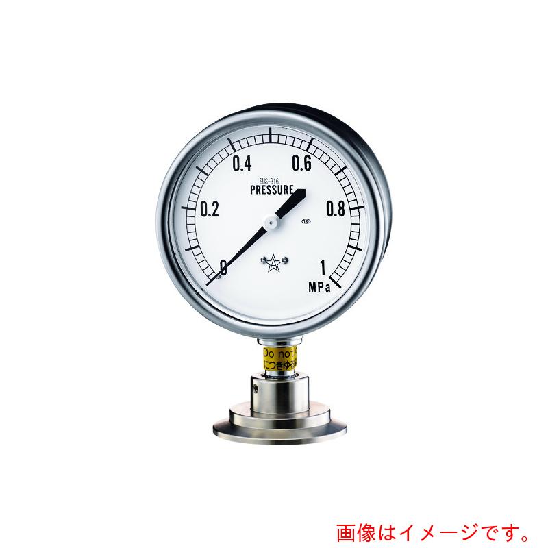 右下精器製造　隔膜式圧力計　FE型　【品番：FE-1-0.6MPA】