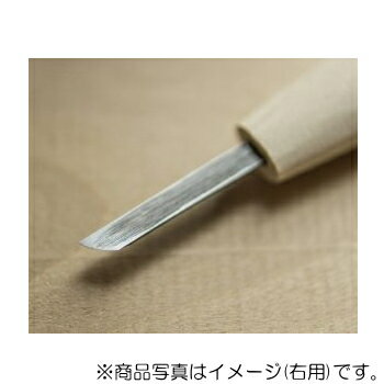【メール便対応】三木章刃物本舗　短柄彫刻刀 ナギナタ型【左】 4.5mm　【品番：88005】