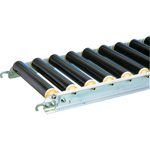 三鈴工機（MISUZU）　樹脂ローラコンベヤMR50B型Ф50X3．5T　幅400　1．5M　【品番：MR50B-401015】□