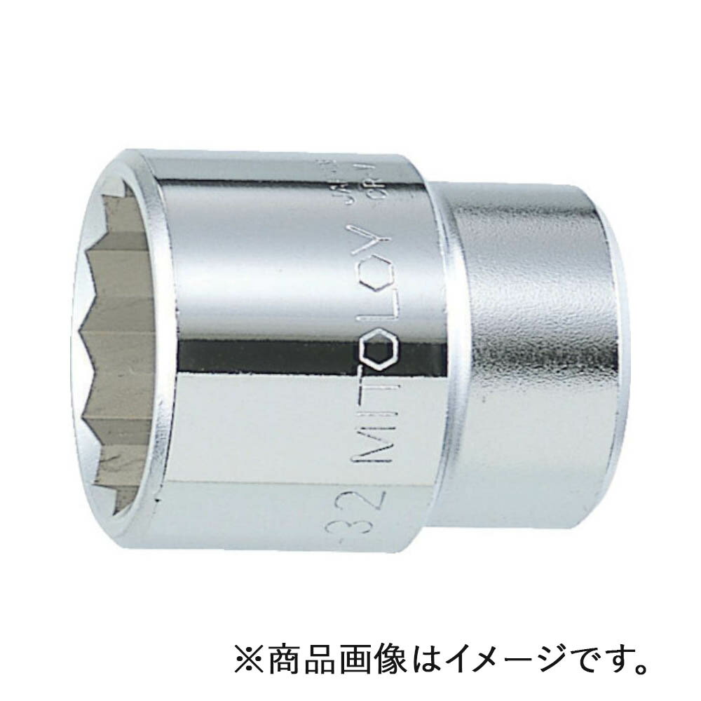 水戸工機　ミトロイ　3/4（19.0mm） スペアソケット（スタンダードタイプ） 12角 29mm　【品番：6M-29】