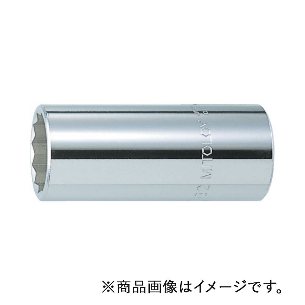 水戸工機　ミトロイ　3/4（19.0mm） スペアソケット（ディープタイプ） 12角 34mm　【品番：6ML-34】