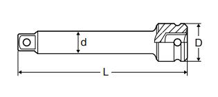 ��͹������ߥȥ�����1-1/2��38.1mm�� ����ѥ��ȥ����� �������ƥ󥷥��С� 300mm�������֡�P12EX300��
