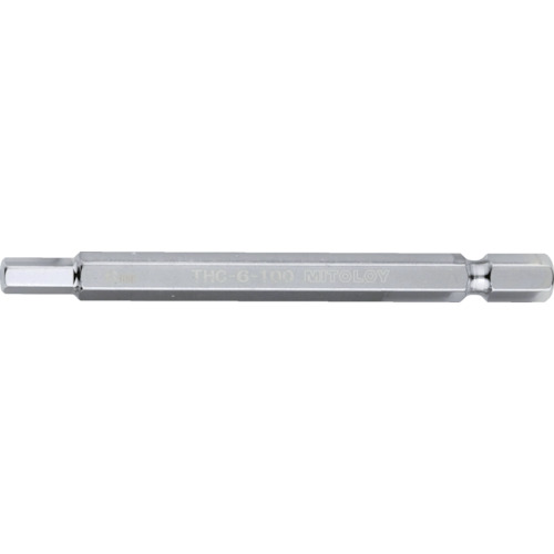水戸工機　ミトロイ　T型ホローレンチ 差替ビット 6×100mm　【品番：THC-6-100】