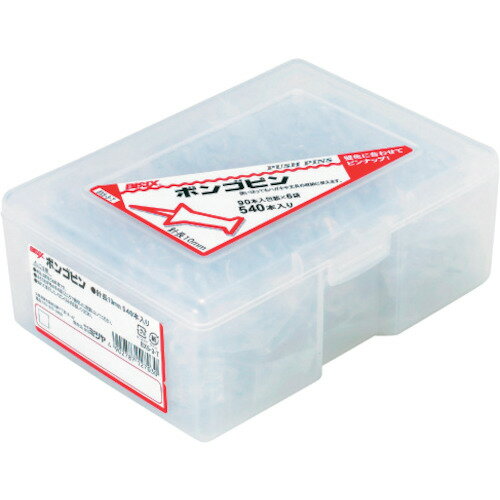 ミツヤ（mitsuya）　BX5　ボンゴピン透明540本　【品番：BX5-3-T】