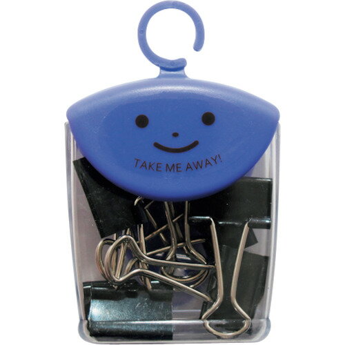 ミツヤ（mitsuya） ダブルクリップ19MM黒 8個入 【品番：TM-71-BK】