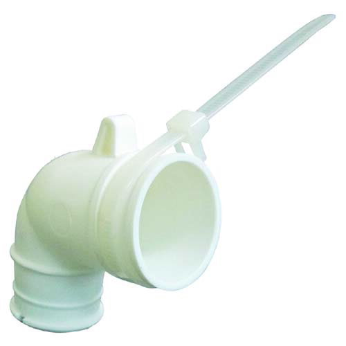 ミヤコ　洗濯機パン用エルボセット　スーパーホワイト　【品番：Z44PX-ES】