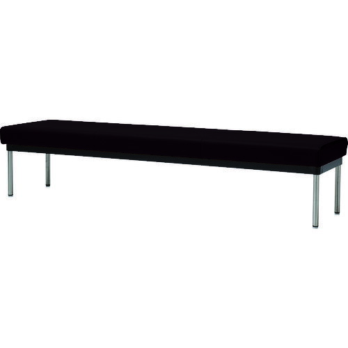 【別途送料あり】ミズノ　ロビーチェア背無ブラック　【品番：MBC-1748-BK】(3)