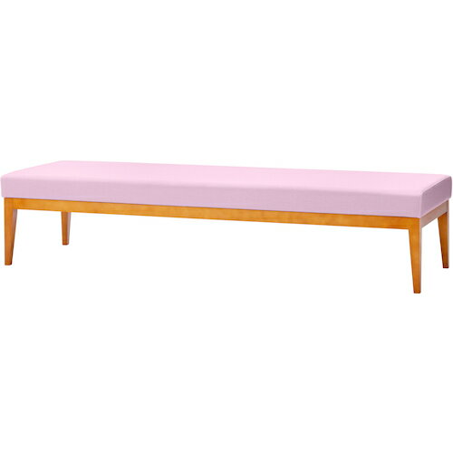 ミズノ　木製脚　背無ロビーチェア（1800幅）　【品番：MBC-1758-WD-A-UP1077】