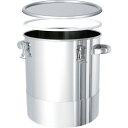 MONOVATE 鏡板型 PTFEパッキン付密閉容器 36L 【品番:DT-CTH-PTFE-36】