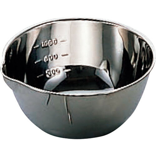 エムテートリマツ　TKS18−8目盛付片口ボール18cm手無　【品番：006003002】