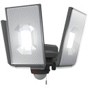 ムサシ musashi 12.5W×3灯スライド型 LEDセンサーライト 【品番:LED-AC3050】|詳細画像