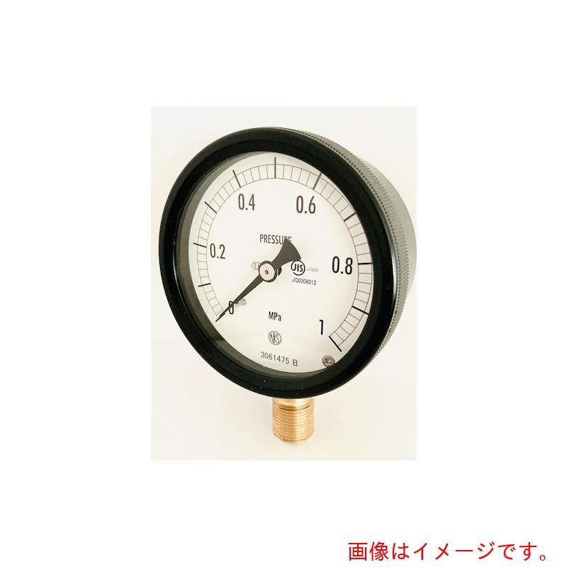 長野計器　密閉形圧力計（D枠・埋込形）　　　75Φ　形番：BC15　10MPa（検査成績書付）　【品番：BC15-..