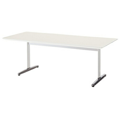 【別途送料あり】ナイキ（NAIKI）　ミーティングテーブル　【品番：KHD1875-W-WH】