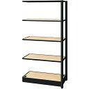 ナイキ(NAIKI) シェルフラック(連結型) メレム MU型/天板:シルクウッド 本体:サテンブラック/W925×H1813 【品番:MU-0918R-SBS】