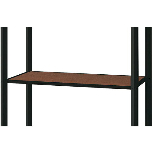 ナイキ（NAIKI）　棚板　メレム　MU型／天板：ダークウォールナット　本体：サテンブラック　【品番：MU-900T-SBWN】