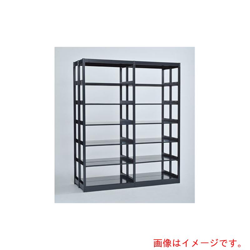 【別途送料あり】ナイキ（NAIKI）　複柱書架　【品番：NTMCR-76S-B】