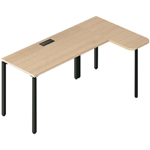 【別途送料あり】ナイキ（NAIKI） ビティー ワークテーブル 【品番：BT1810KHST-BSO】