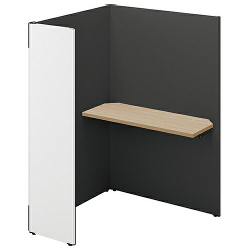 【別途送料あり】ナイキ(NAIKI) クローズブース ソロコート SCP型/外側パネル:サテンホワイト/内側パネル:ブラックH1500 【品番:SCP15104...