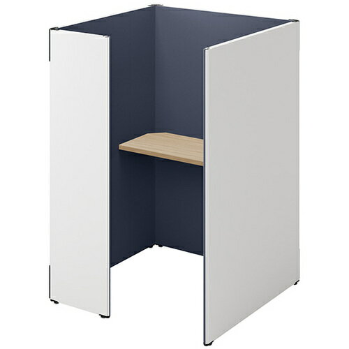 【別途送料あり】ナイキ(NAIKI) クローズブース ソロコート SCP型/外側パネル:サテンホワイト/内側パネル:ダークブルーH1500 【品番:SCP151...