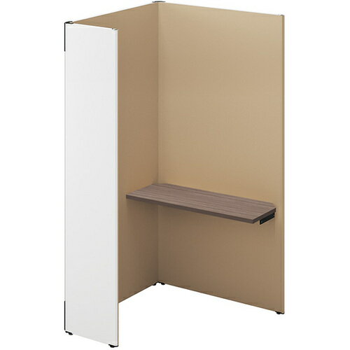 【別途送料あり】ナイキ(NAIKI) クローズブース ソロコート SCP型/外側パネル:サテンホワイト/内側パネル:キャメルH1900 【品番:SCP19104...