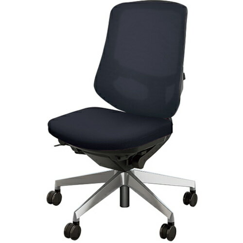 【別途送料あり】ナイキ（NAIKI）　事務用チェア　【品番：SLENB512AF-PMBK】