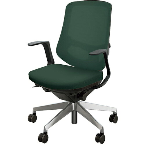 【別途送料あり】ナイキ（NAIKI）　事務用チェア　【品番：SLENB513AF-PDGR】