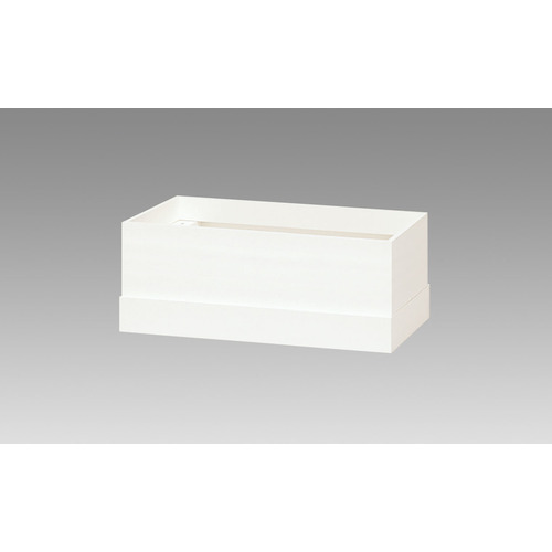 【別途送料あり】ナイキ（NAIKI）　収納庫　CW型　上部カバー　H190〜320　【品番：CW-0803J-W】