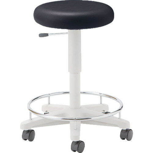 ナイキ（NAIKI）　丸イス　【品番：E675R-BK】