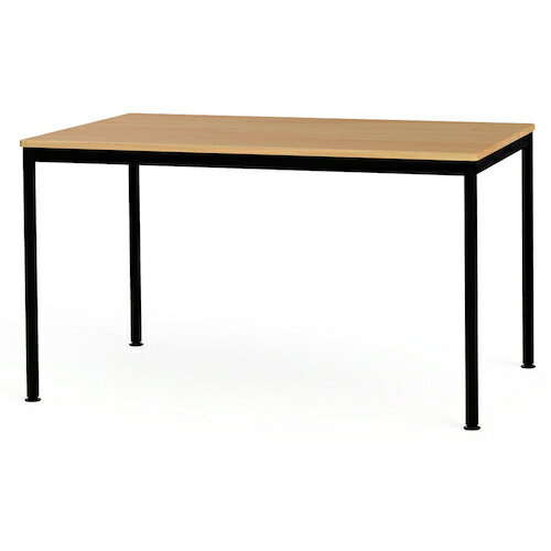 【別途送料あり】ナカバヤシ　フラットテーブル　オークブラック　120×75　【品番：FDF-1275KMBK】