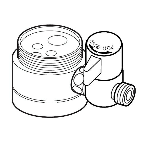 ●G1/2ネジ接続タイプ ●ヤンマー製のシングルレバー式（デッキタイプ）に適合します。 ●取り付け後約50mm高くなります。 ●代表機種： YK510A、YK513、SE23SK、AD-YK510A、AD-N2101（ナショナル・オリジナル...