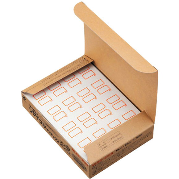 ニチバン　マイタック リサイクルインデックス 赤枠・青枠 18mm×25mm　赤　【品番：MLBB-131RR アカワ..