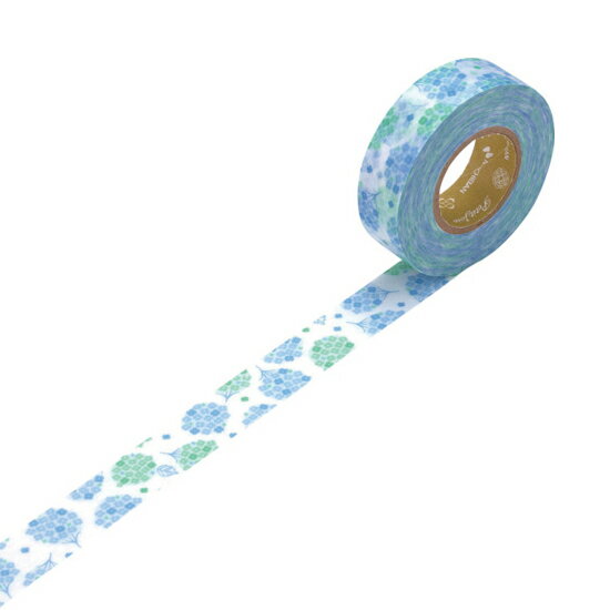【メール便対応】ニチバン プチジョア マスキングテープ 15mm×18mm あじさい 【品番:PJMT-15S024】