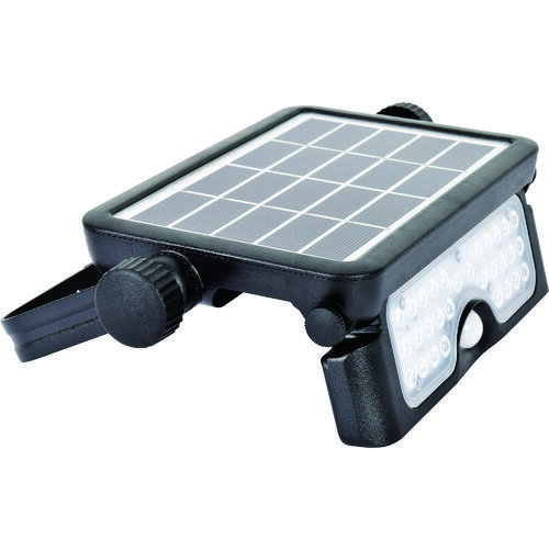 日動工業　ソーラーLEDセンサーライト　エコフラッシュミニ5W　【品番：SOL-5PIR-60K】