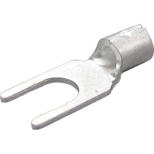 【メール便対応】ニチフ 裸圧着端子 Y形（100P）より線1．04～2．63 外寸6．4 【品番：2Y-4N】