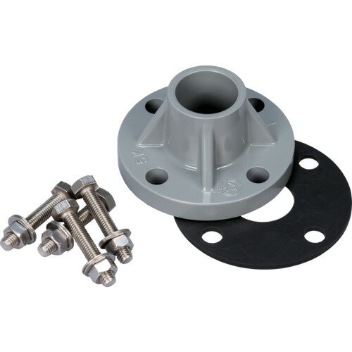 日本フイルター（NiF）　EGLE−24−C用オプション　「出口　TS−PVCフランジ　40A　ASSY」　（フランジ・ボルト・ナット・パッキン）　【品番：F072-0161-020】□