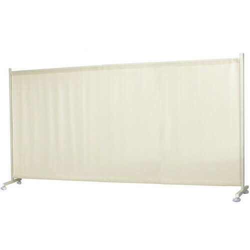 日本住器工業　伸縮ワッフルパーテーション　キャスター付き　最大幅300cm　アイボリー　【品番：WP-30..